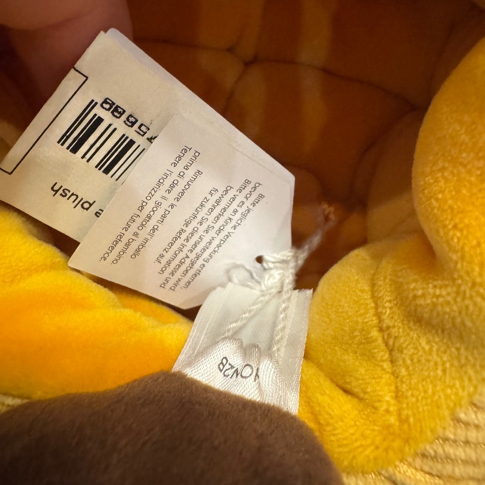 Jellycat Honeyhome Bee Plush Yellow Corduroy Beehive Set NEW Rare Retired - Picture 6 of 9
